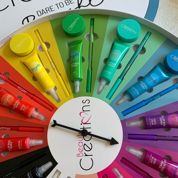 Beauty Creations Dare to Be Bright PR Wheel Eyeshadow Primer Base, Eyeliners NIB - Picture 14 of 15